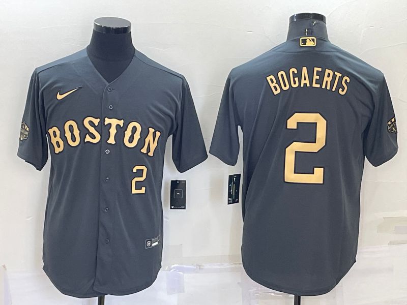 Men Boston Red Sox #2 Bogaerts Grey 2022 All Star Game Nike MLB Jerseys->seattle mariners->MLB Jersey